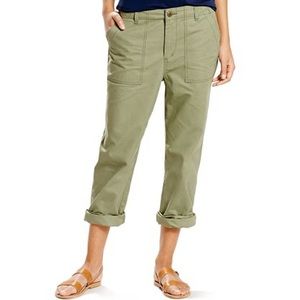 Levi Khaki Hi- Rise Slim Utility Chino 29